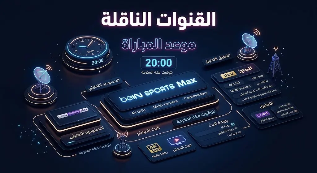 إنفوجرافيك يستعرض القنوات الناقلة لمباراة البرازيل والنرويج وتوقيت انطلاقها بتوقيت مكة المكرمة.