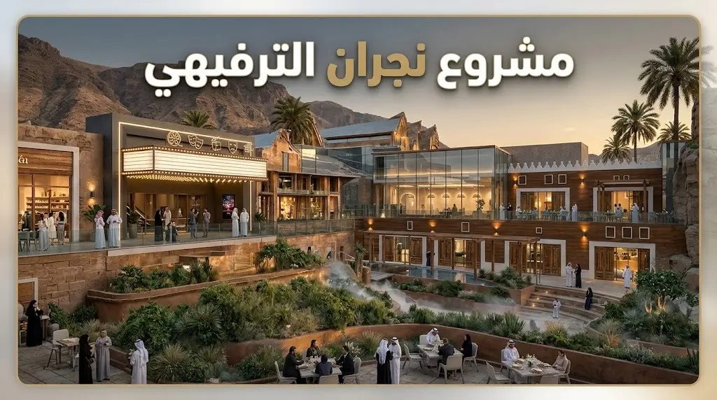 الكشف عن تفاصيل مشروع نجران الترفيهي لعام 2027: عروض حية وصالات سينما ومتاجر تسوق