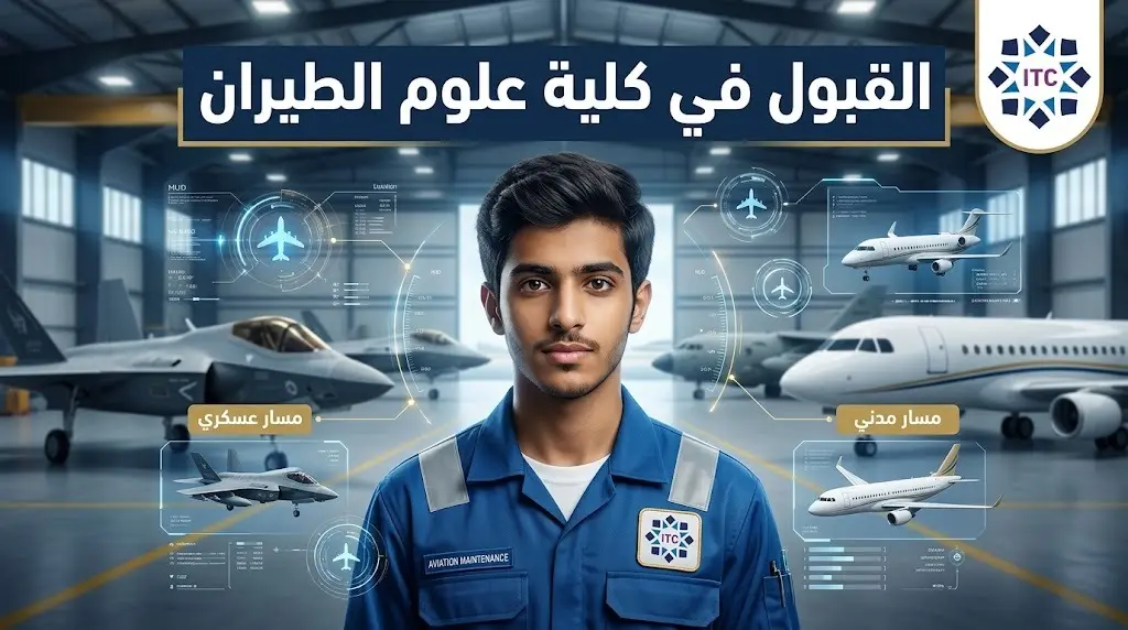 الكلية التقنية العالمية لعلوم الطيران بالرياض تعلن فتح باب القبول لبرامج منتهية بالتوظيف