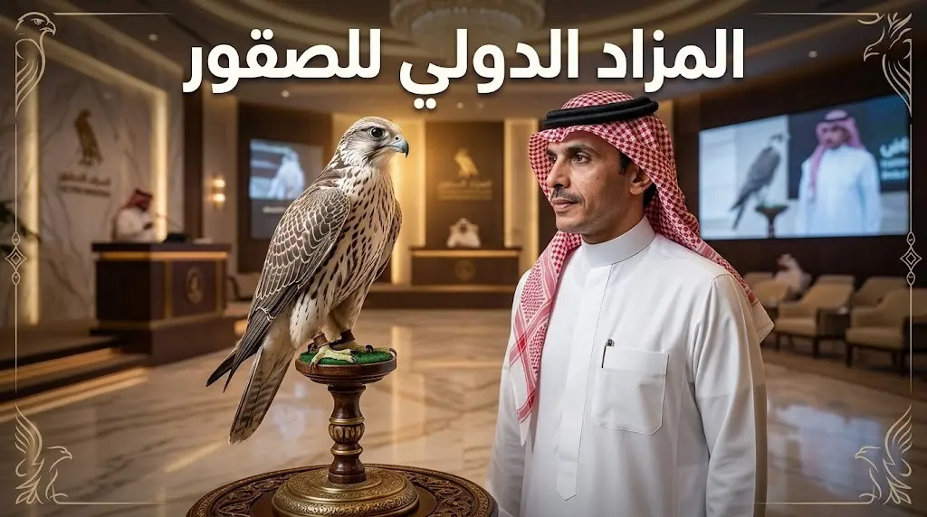 المركز الوطني للصقور يكشف تفاصيل المزاد الدولي بملهم لدعم الاستثمار وتطوير منظومة الصقارة