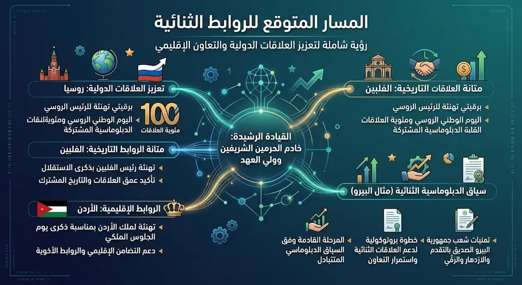 المسار المتوقع للروابط الثنائية