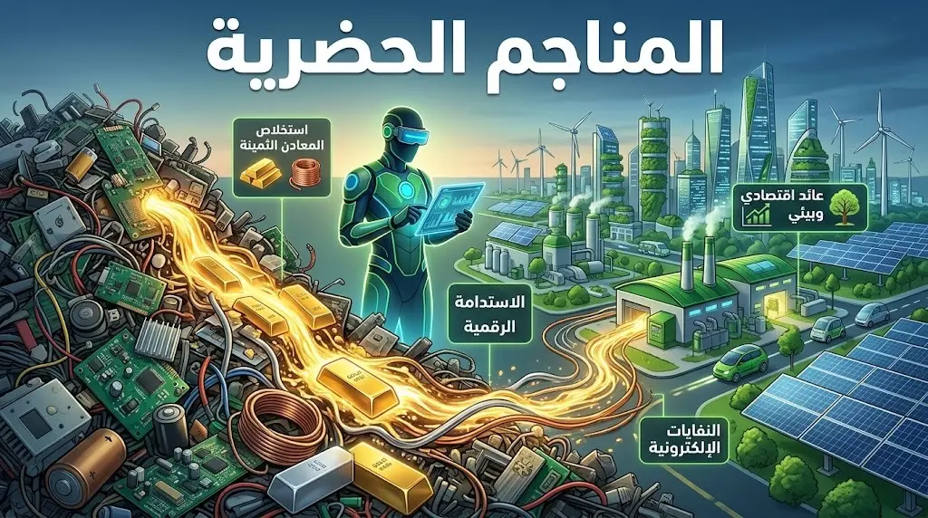 المناجم الحضرية: مبادرة سعودية لتحويل النفايات الإلكترونية إلى ثروة اقتصادية بقيمة 650 مليار ريال