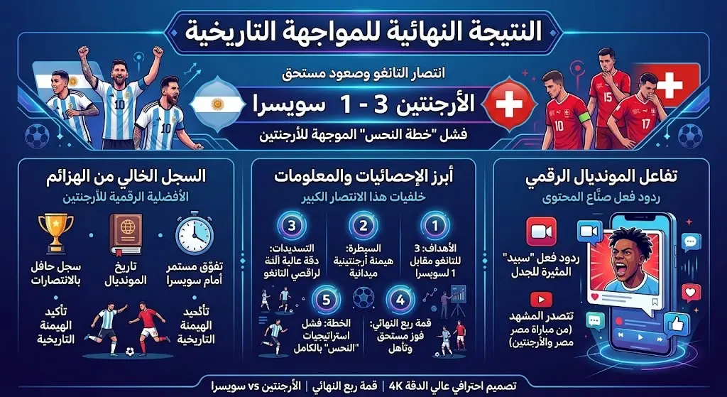 النتيجة النهائية للمواجهة