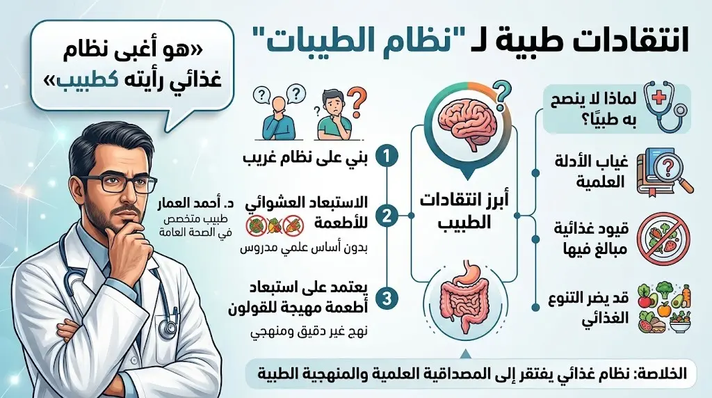 انتقادات طبية لـ"نظام الطيبات"