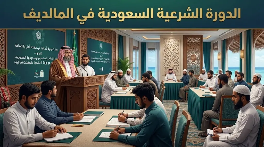 انطلاق الدورة العلمية الشرعية السعودية في المالديف لتأهيل أكثر من 120 إماماً وخطيباً