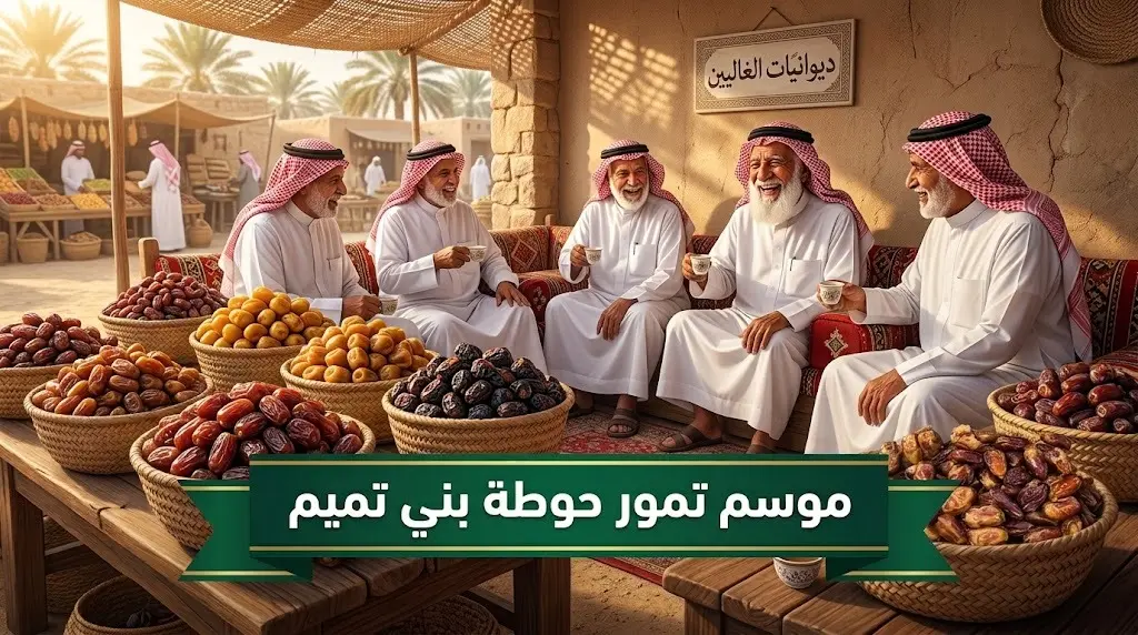 انطلاق فعاليات موسم تمور حوطة بني تميم بساحات حراج وبرامج مجتمعية تستمر 90 يوماً