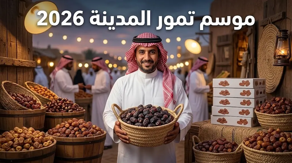 انطلاق موسم تمور المدينة 2026 الاثنين المقبل تحت شعار من بركة الأرض إلى العالم