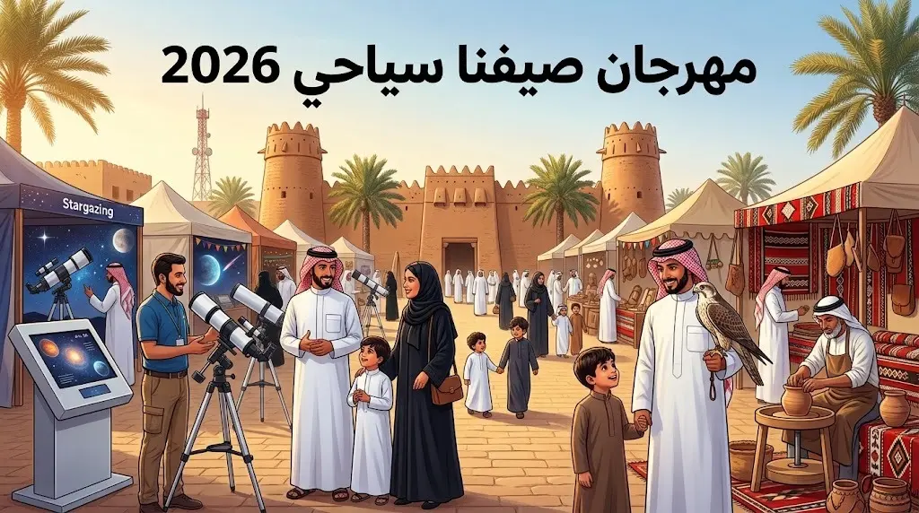 انطلاقة مميزة لمهرجان "صيفنا سياحي" 2026 بعرعر بفعاليات تتنوع بين رصد النجوم والاستشارات المجانية