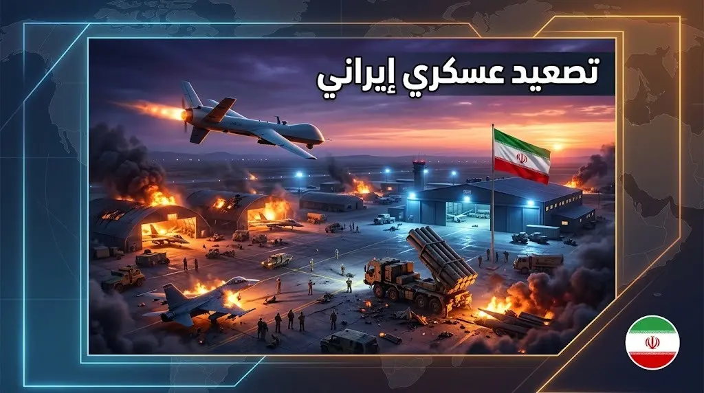 انفجارات وصافرات إنذار في البحرين مع إعلان إيران استهداف قاعدة عيسى والأزرق ومواقع كويتية تستخدمها القوات الأمريكية