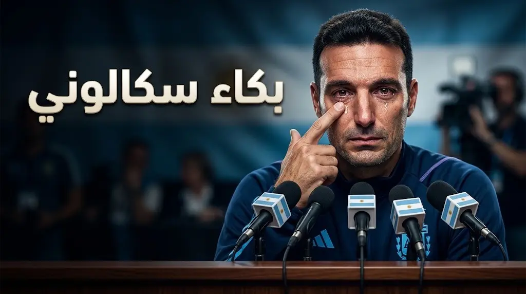 انهيار سكالوني بالبكاء بعد خسارة نهائي المونديال أمام إسبانيا وتلميحات قوية بمغادرة المنتخب الأرجنتيني