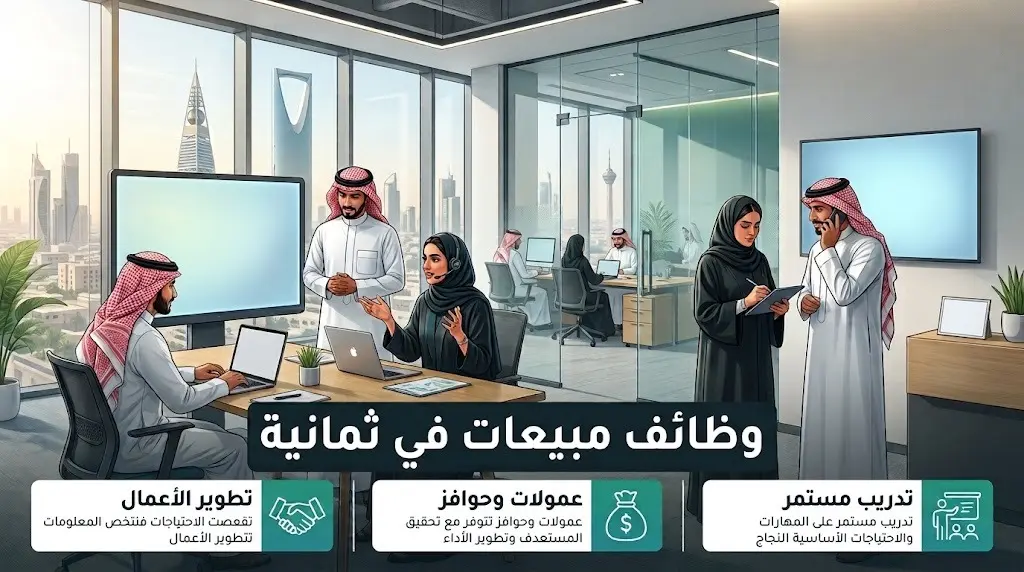 بإجازات غير محدودة.. شركة "ثمانية" تطرح رسمياً شواغر وظيفية في قطاع المبيعات بالرياض