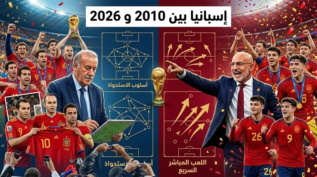 بالأرقام كيف تفوق جيل دي لا فوينتي هجوميا في مونديال 2026 على استحواذ جيل ديل بوسكي