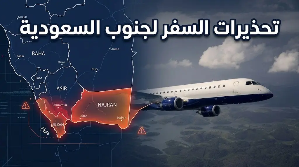 بريطانيا تحدث تحذيرات السفر لمناطق جنوب السعودية وسط تنبيهات باحتمالية إغلاق مطارات واضطراب الرحلات الجوية