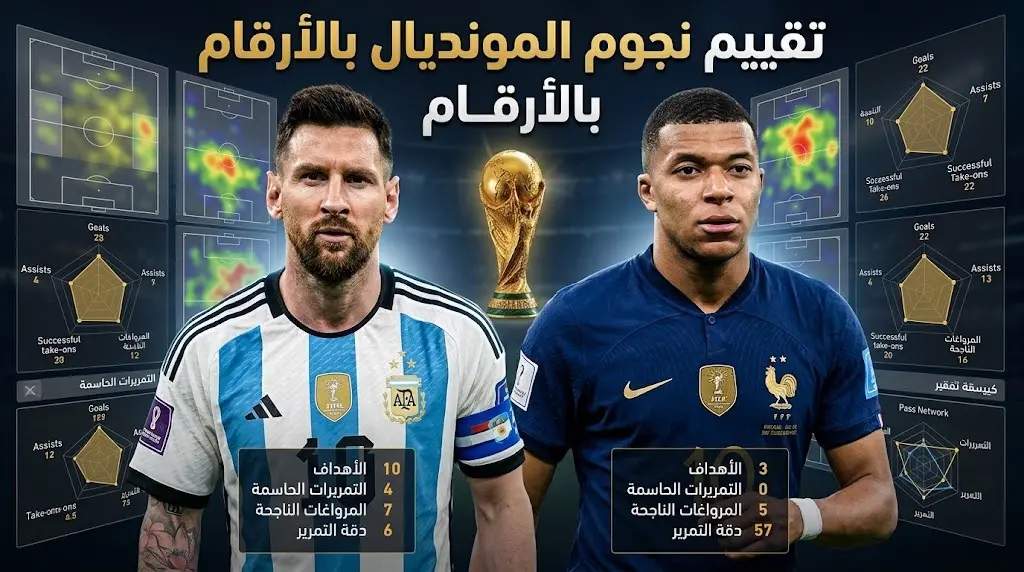 بعيدا عن لغة الأهداف.. تصنيف 365Scores يكشف أفضل لاعبي كأس العالم 2026 تكتيكيا بقيادة ميسي ومبابي
