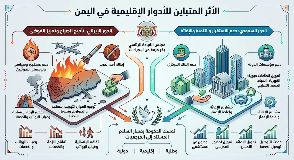 تباين الأدوار الإقليمية وتأثيرها