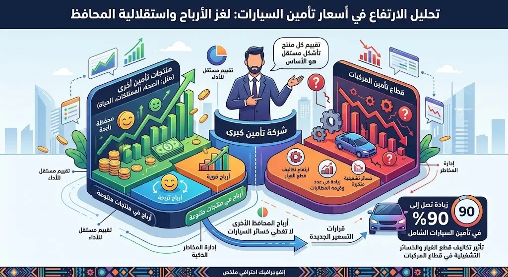 تباين الأرباح واستقلالية محافظ التأمين