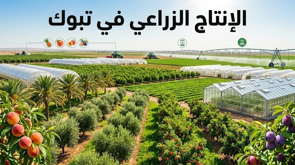 تبوك تعزز استراتيجيات الأمن الغذائي بملايين الأشجار المثمرة وتنوع زراعي يخفض استيراد الفواكه