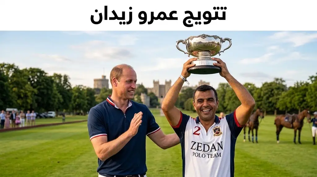تتويج السعودي عمرو زيدان بلقب كأس البولو الخيرية الملكية لعام 2026 بقيادة الأمير ويليام