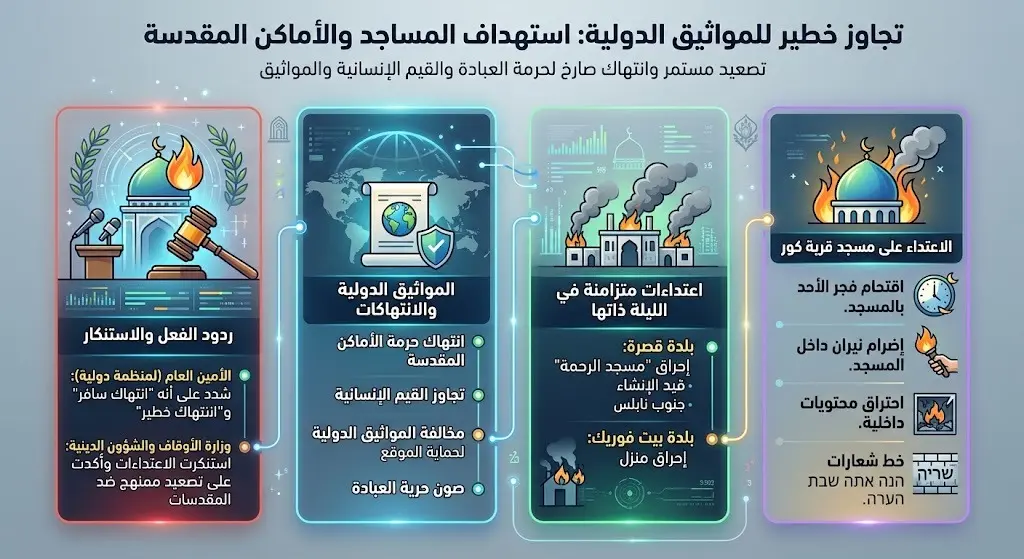 تجاوز خطير للمواثيق الدولية