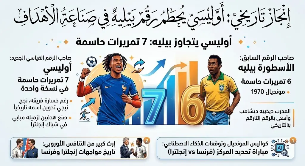 تجاوز رقم بيليه: 7 تمريرات حاسمة