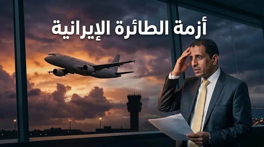 تحذيرات يمنية من استهداف طائرة الوفد الحوثي العائدة من طهران وتحركات أممية عاجلة لاحتواء الأزمة