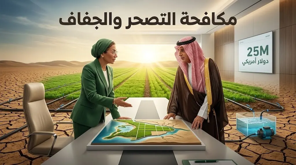 تحركات دبلوماسية في الرياض لمكافحة التصحر واتفاقية بقيمة 25 مليون دولار لتعزيز إدارة المياه بأودية السعودية