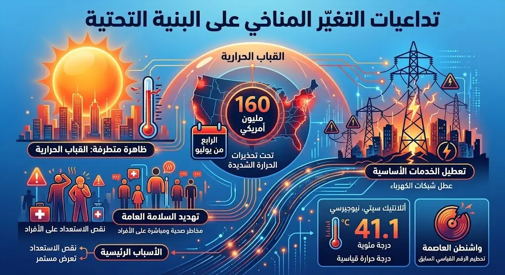 تداعيات التحولات المناخية على البنية التحتية