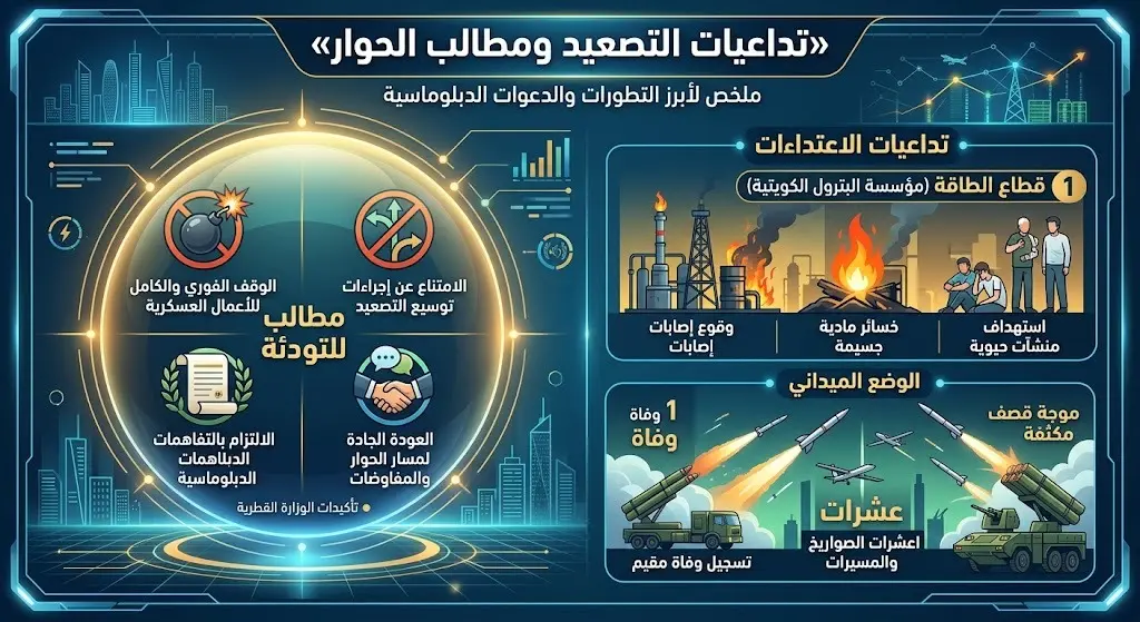 تداعيات التصعيد ومطالب الحوار
