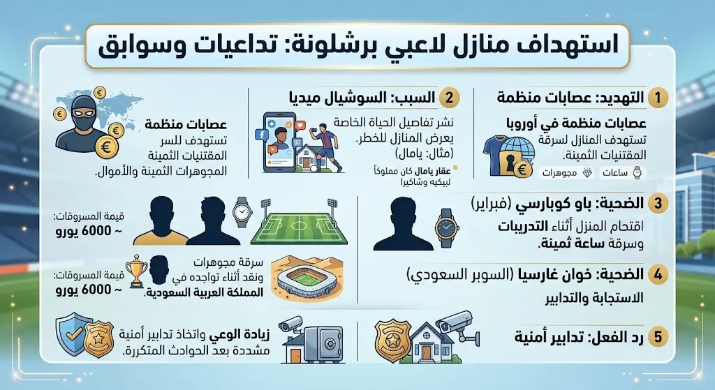 تداعيات الحادثة وسوابق استهداف لاعبي برشلونة