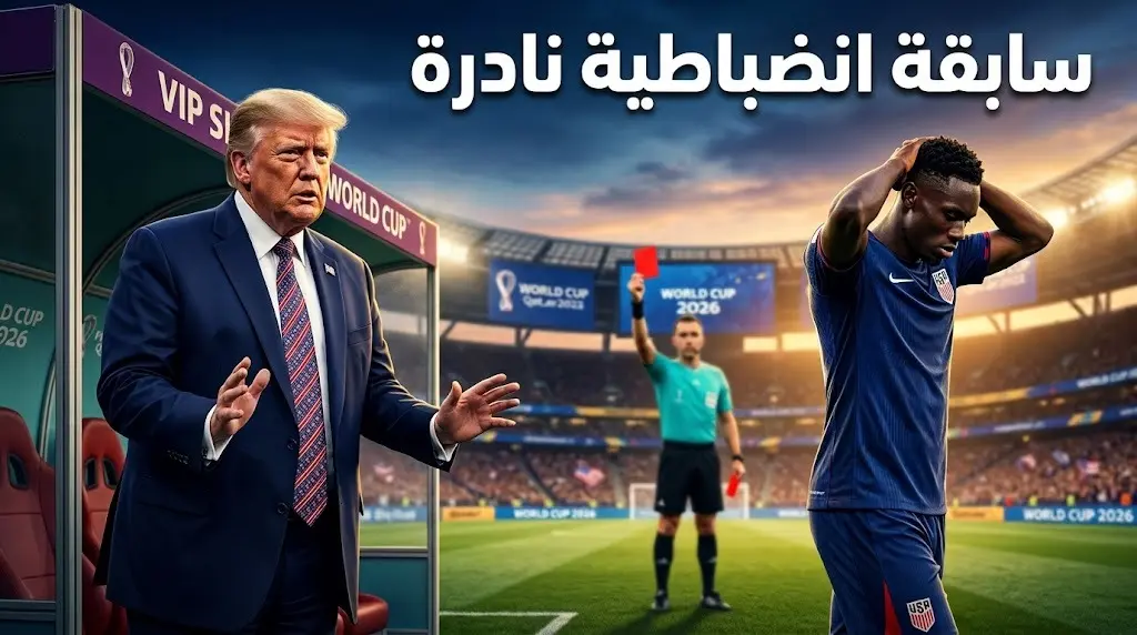 تدخل ترامب لرفع إيقاف المهاجم الأمريكي بالوغون يضع فيفا أمام سابقة انضباطية نادرة في كأس العالم 2026