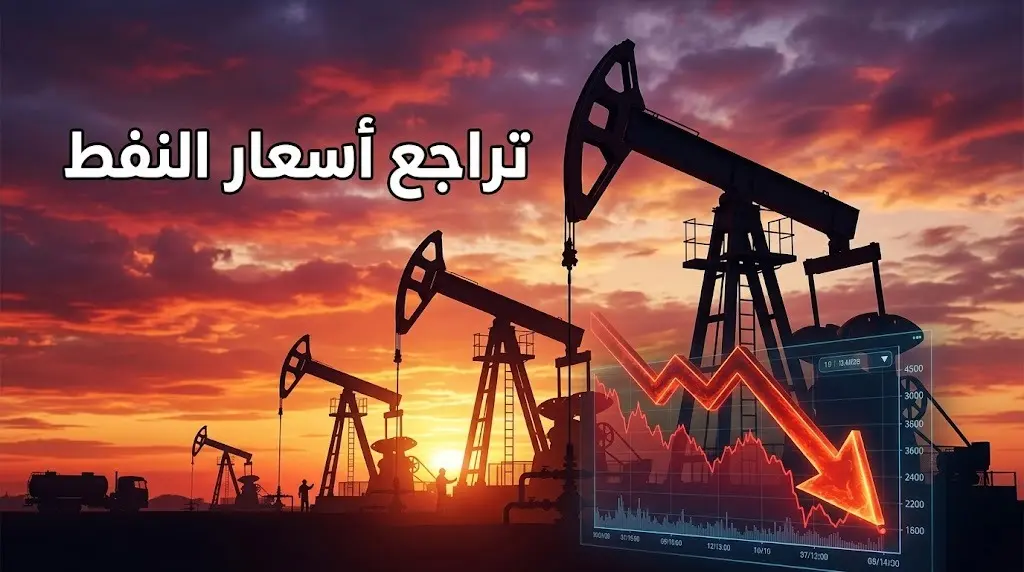 تراجع أسعار النفط متأثرة ببيانات المخزونات الأمريكية وسط تجاهل تام لتوترات الشرق الأوسط