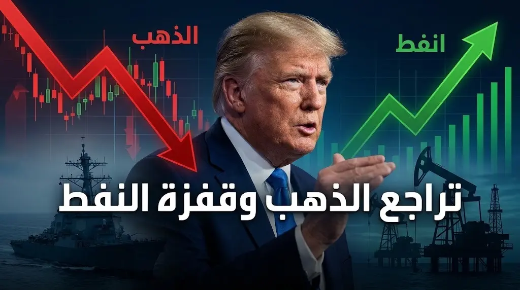 تراجع مفاجئ لأسعار الذهب عالميا إثر قفزة النفط بعد إعلان ترامب حصار موانئ إيران