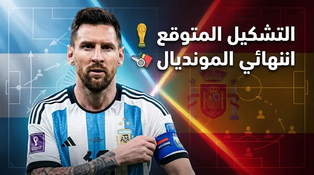 تشكيل الأرجنتين المتوقع لمواجهة إسبانيا في نهائي كأس العالم 2026 بقيادة ميسي