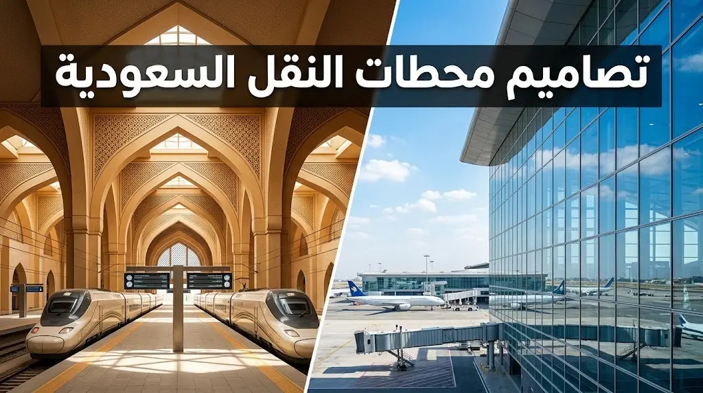 تصاميم محطات النقل السعودية تجمع بين الأصالة والحداثة لتقديم تجربة سفر مريحة بصريا وحراريا