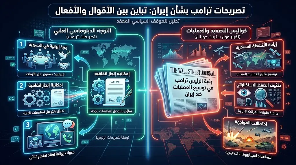 تصريحات ترامب بشأن التسوية واللقاء