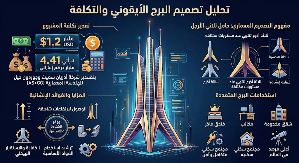 تصميم ثلاثي القوائم وتكلفة المشروع