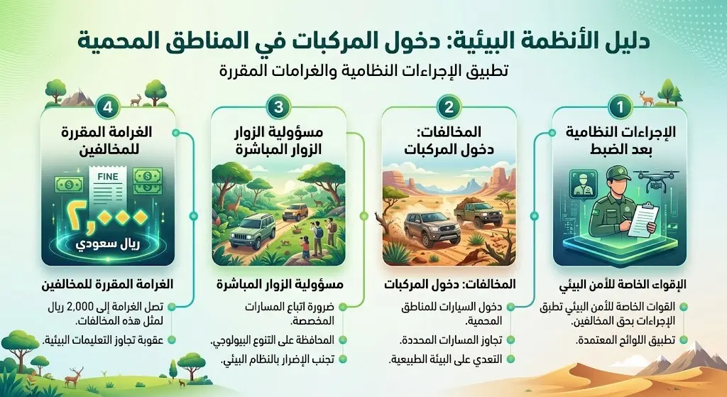 تطبيق الأنظمة البيئية والغرامات المقررة