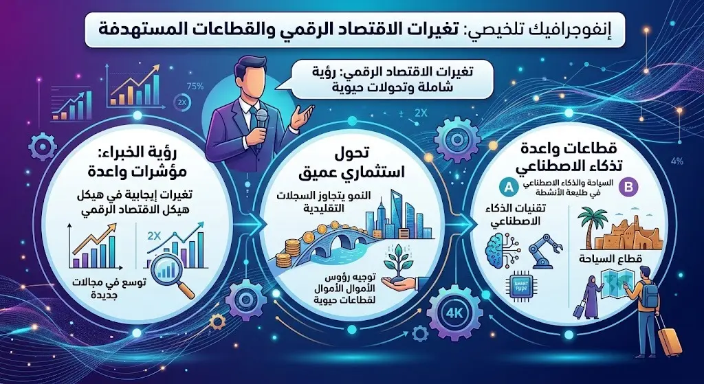 تغيرات الاقتصاد الرقمي والقطاعات المستهدفة