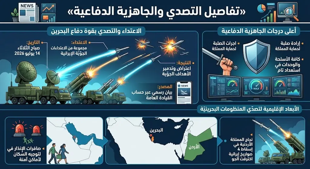 تفاصيل الاعتداء والجاهزية الدفاعية