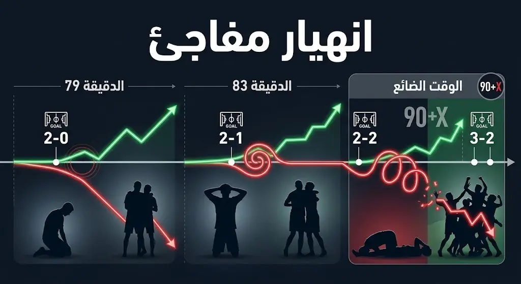 إنفوجرافيك زمني يوضح التوقيت الحرج للأهداف الثلاثة التي استقبلتها شباك منتخب مصر أمام الأرجنتين