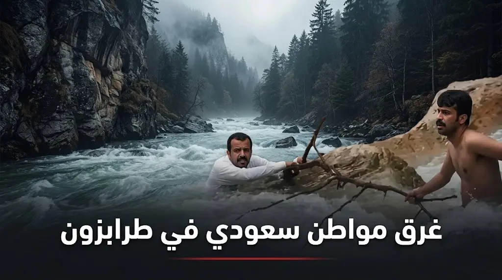 تفاصيل اللحظات الأخيرة لغرق المواطن السعودي عبدالعزيز الحربي في طرابزون التركية ونجاة شقيقه