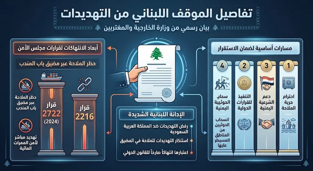 تفاصيل الموقف اللبناني من التهديدات