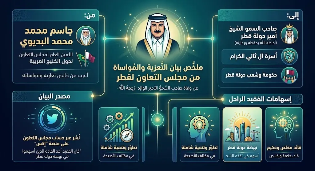 تفاصيل بيان التعزية والمواساة