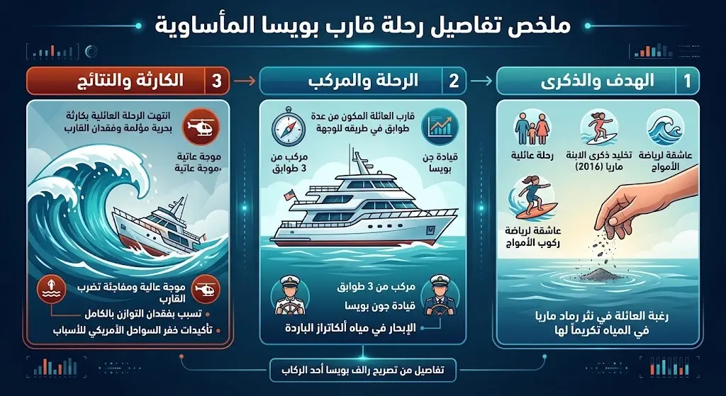 تفاصيل رحلة قارب بويسا