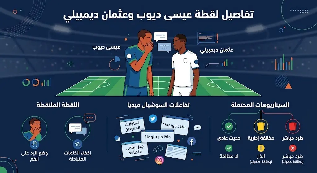 تفاصيل لقطة عيسى ديوب وعثمان ديمبيلي