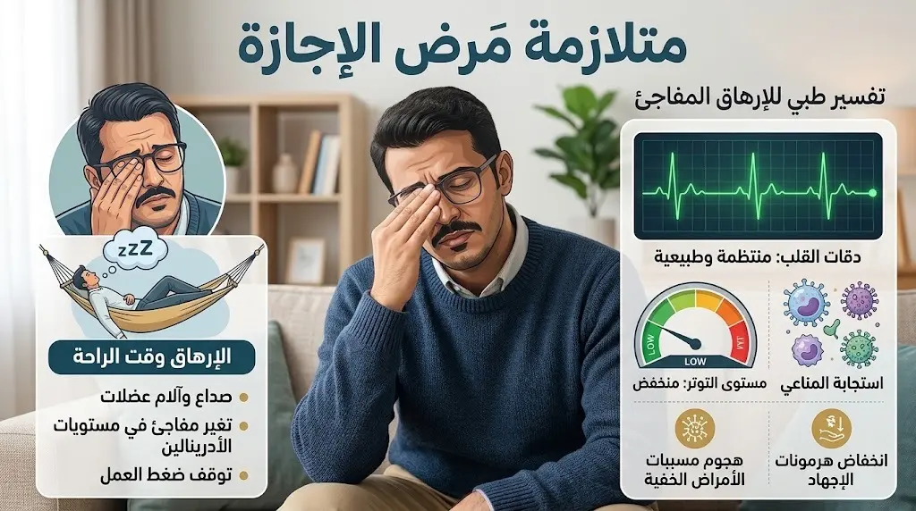 تفسير طبي يكشف السر وراء الشعور بالتعب والإرهاق المفاجئ بمجرد بدء الإجازة