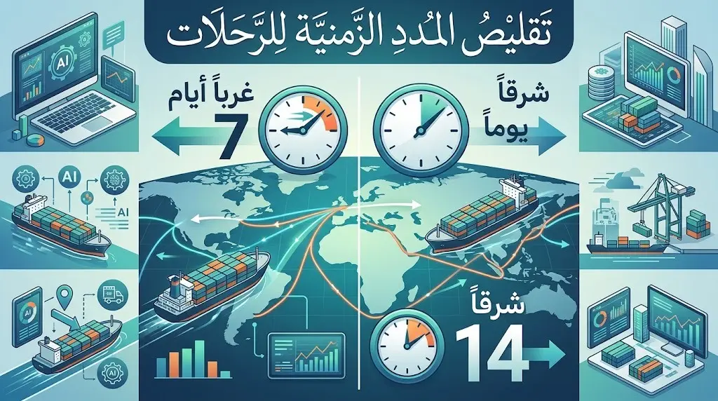 تقليص المدد الزمنية للرحلات