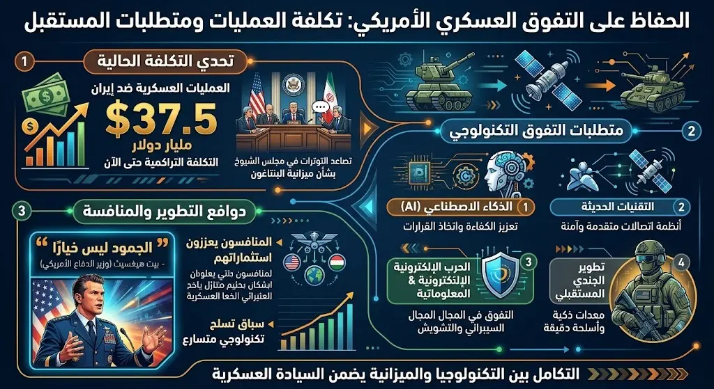 تكلفة العمليات ومتطلبات التفوق العسكري