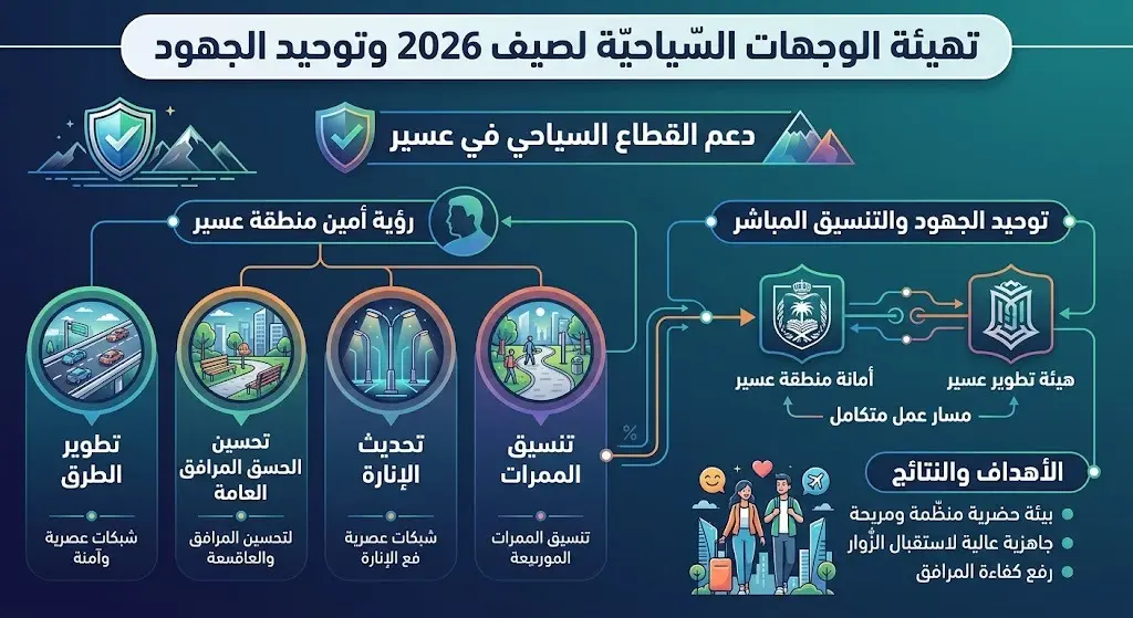 تهيئة المواقع لصيف 2026 وتوحيد الجهود