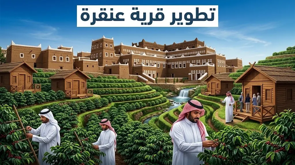 توافد آلاف الزوار إلى قرية عنقرة التراثية في عسير خلال صيف 2026 وإطلاق مشاريع سياحية وزراعية متكاملة